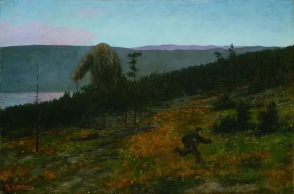The Ash Lad and the Troll 1900 By Theodor Kittelsen
