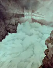 The Svaelg Waterfall 1907 By Theodor Kittelsen