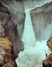 The Waterfall 1907 By Theodor Kittelsen