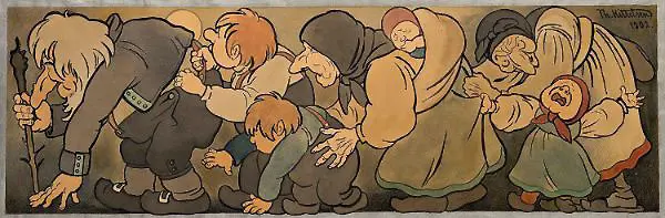 Troll Family 1902 By Theodor Kittelsen