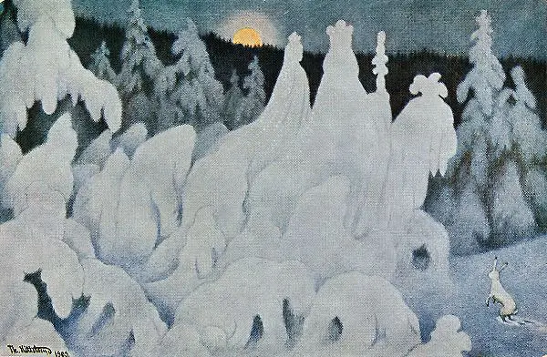 Winter Adventure By Theodor Kittelsen