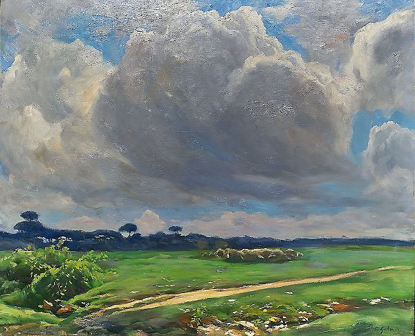 The Coming Storm by Enric Galwey | Oil Painting Reproduction