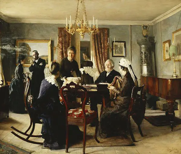 Afternoon Tea By Peter Ilsted