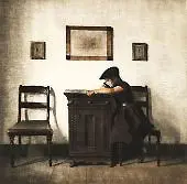 A Little Girl with a Flat Cap 1924 By Peter Ilsted