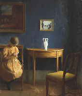 Girl in an Interior By Peter Ilsted