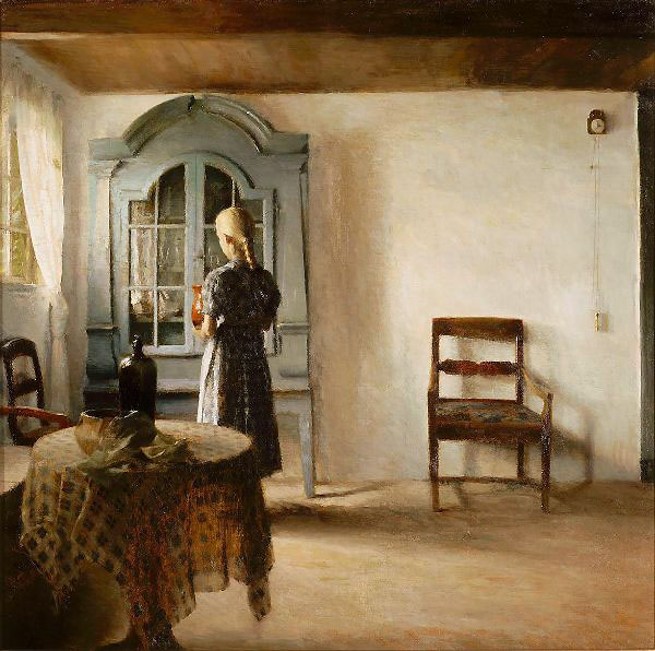 Interior 1897 by Peter Ilsted | Oil Painting Reproduction