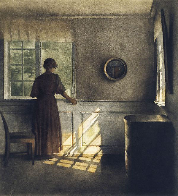 Morning Sun 1913 by Peter Ilsted | Oil Painting Reproduction