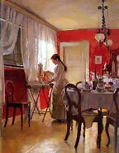 The Dining Room By Peter Ilsted