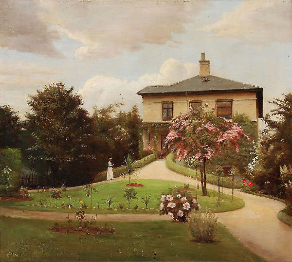 Villa at Vesterbrogade Copenhagen | Oil Painting Reproduction