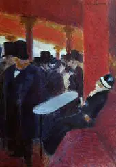 At the Folies Bergeres By Jean-louis Forain