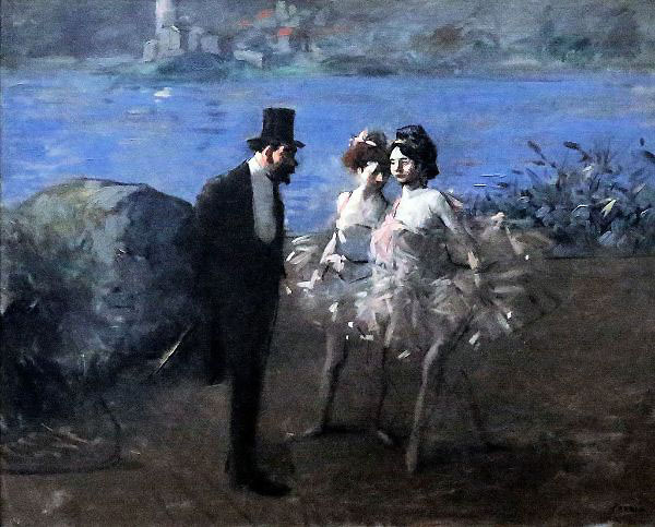 Dancers and Gentleman by Jean-louis Forain | Oil Painting Reproduction