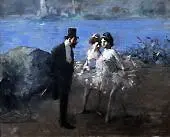 Dancers and Gentleman By Jean-louis Forain