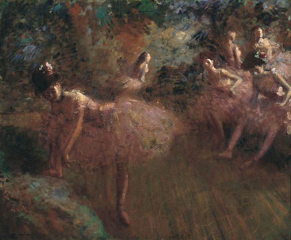Dancers in Pink 1905 by Jean-louis Forain | Oil Painting Reproduction