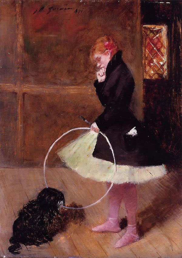 Dancer with a Hoop by Jean-louis Forain | Oil Painting Reproduction