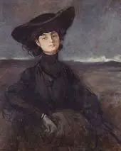 Portrait of Countess Anna de Noailles By Jean-louis Forain