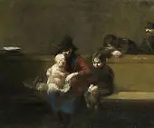 Scene at Tribunal By Jean-louis Forain