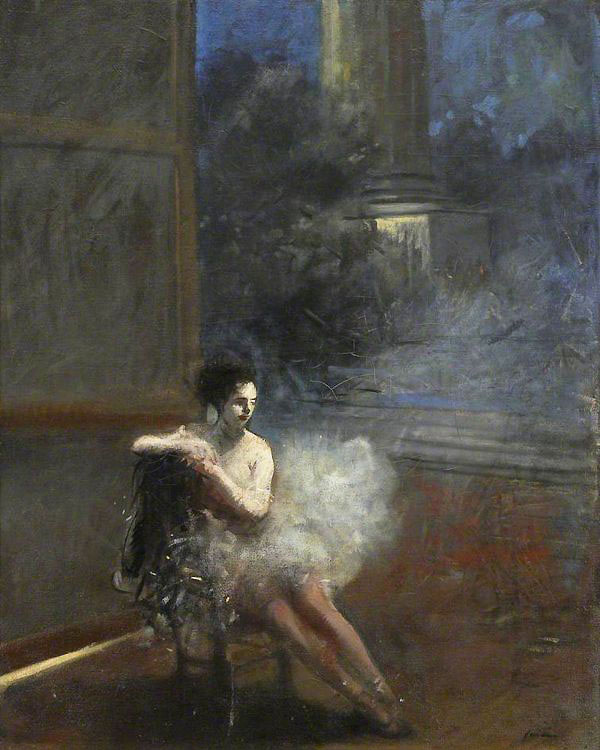 Seated Dancer by Jean-louis Forain | Oil Painting Reproduction