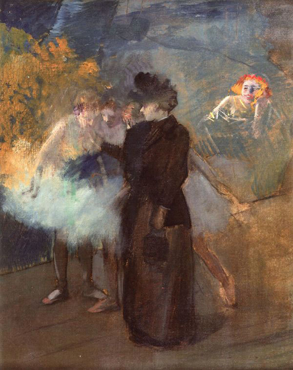 The Ballet Mistress 1890 by Jean-louis Forain | Oil Painting Reproduction