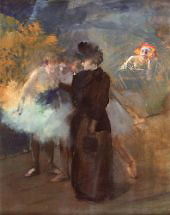 The Ballet Mistress 1890 By Jean-louis Forain