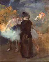 The Ballet Mistress 1890 By Jean-louis Forain