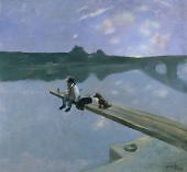 The Fisherman 1884 By Jean-louis Forain