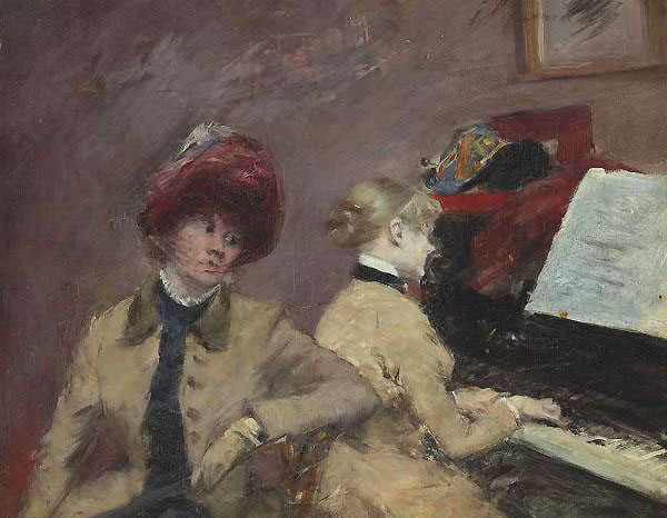 The Pianist by Jean-louis Forain | Oil Painting Reproduction