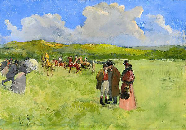 The Race Track by Jean-louis Forain | Oil Painting Reproduction