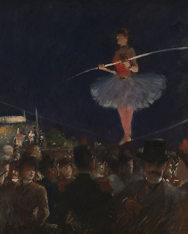 Tight Rope Walker by Jean-louis Forain | Oil Painting Reproduction
