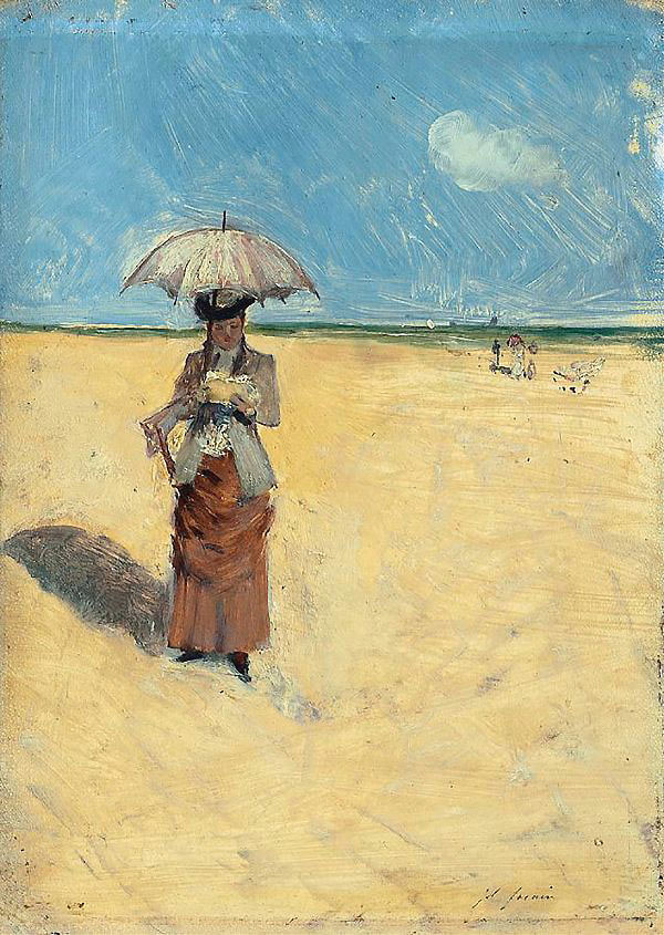 Walk in the Sun by Jean-louis Forain | Oil Painting Reproduction