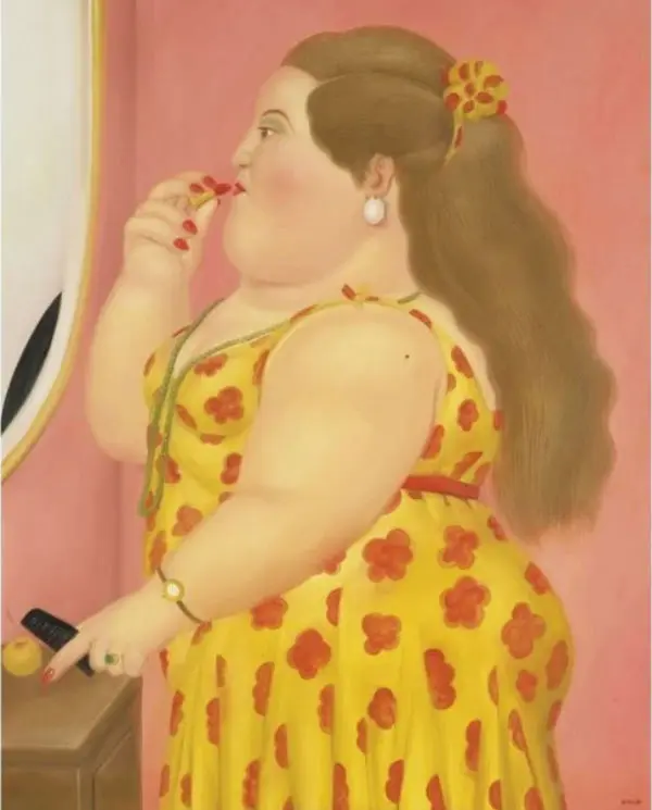 La Toilette 2A By Fernando Botero