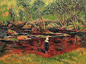 A Ford Pont Aven River By Henry Moret