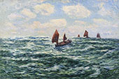 Fishing Boats Audierne 1906 By Henry Moret