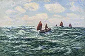 Fishing Boats Audierne 1906 By Henry Moret
