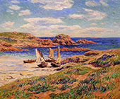 Porspoder the Port Finistere 1910 By Henry Moret