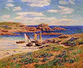 Porspoder the Port Finistere 1910 By Henry Moret