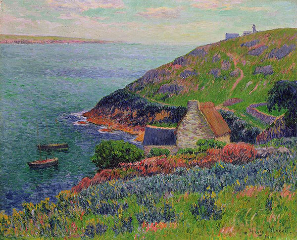 Port Manech 1890 by Henry Moret | Oil Painting Reproduction