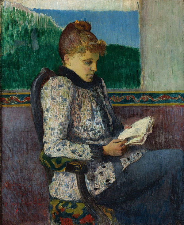 Reading by the Window 1892 by Henry Moret | Oil Painting Reproduction