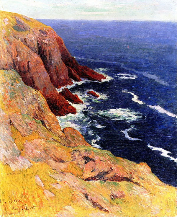 The Cliffs at the Island of Groix 1894 | Oil Painting Reproduction