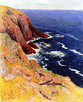 The Cliffs at the Island of Groix 1894 By Henry Moret