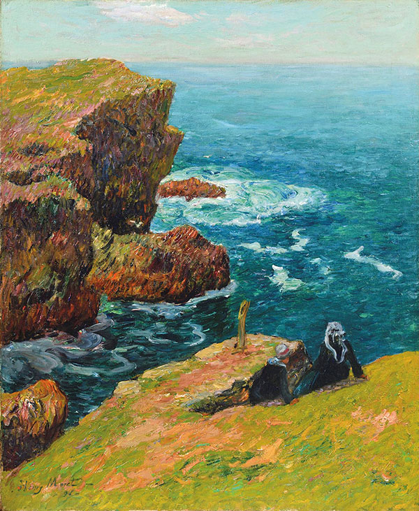 The Coast of Moelan 1896 by Henry Moret | Oil Painting Reproduction