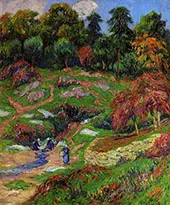 The Laundry at Doelan Finistere By Henry Moret