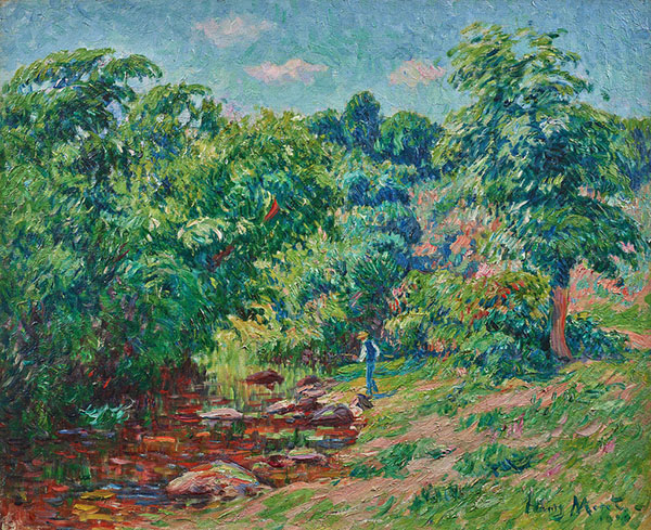 The Pont Aven River Finistere 1910 | Oil Painting Reproduction