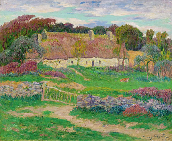 The Pouldu Farm by Henry Moret | Oil Painting Reproduction