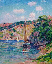 The Pouldu River By Henry Moret