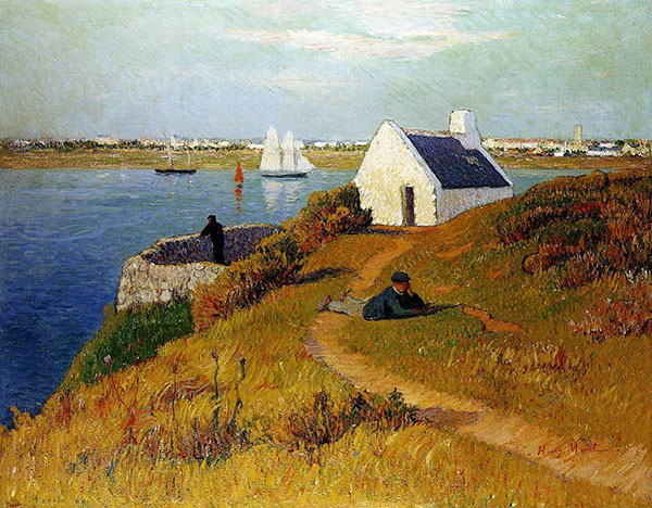 View of Lorient Brittany 1895 by Henry Moret | Oil Painting Reproduction