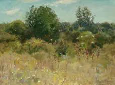 Our Back Yard When I Was Young By Edward Emerson Simmons