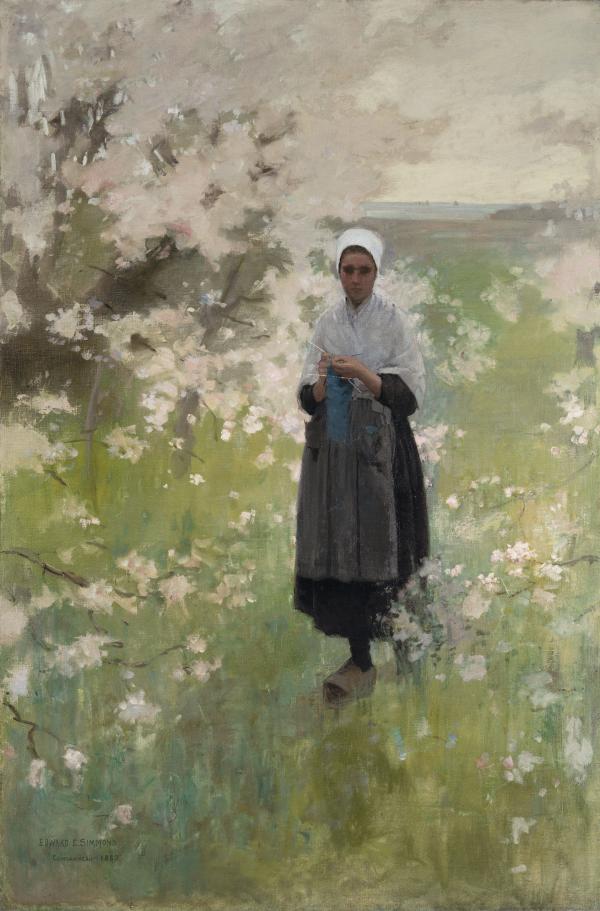 Spring by Edward Emerson Simmons | Oil Painting Reproduction