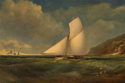 A Cutter Yacht of the Royal Yacht By John Lynn