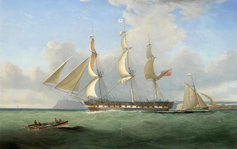 The East Indiaman Madagascar By John Lynn