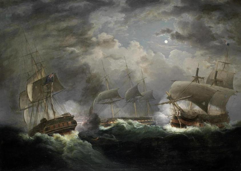 The Night Action by John Lynn | Oil Painting Reproduction